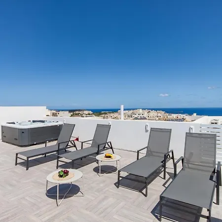 아파트 Seaview And Wellness Penthouse In Gozo - Happy 자프라