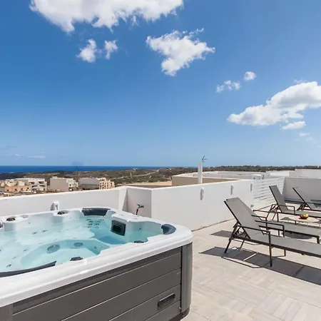 Seaview And Wellness Penthouse In Gozo - Happy * Xaghra